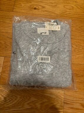 Aerie Crewneck Sweater - Light Gray